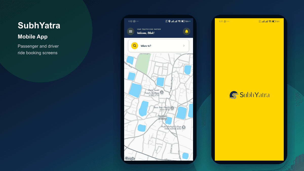 SubhYatra Ride Booking App